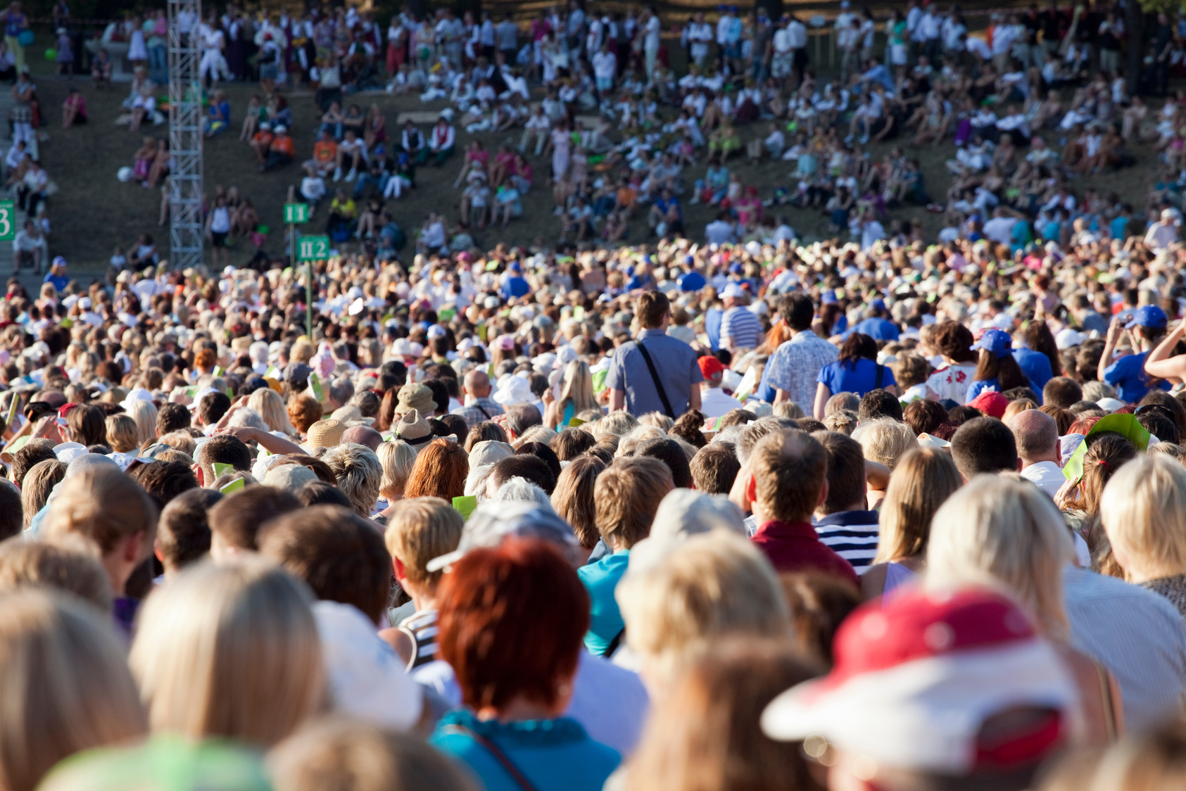 Large crowd of people